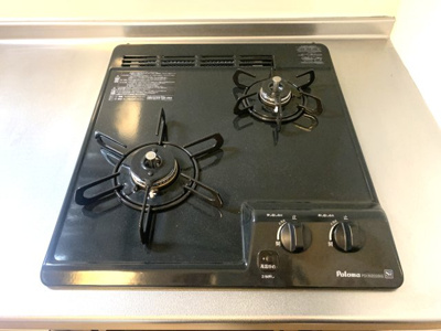 【キッチン】 | ノール リヴィエール | 二口ガスコンロ付き