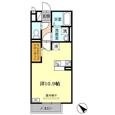 アンベリール都倉の間取り