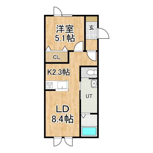 バニラスカイの間取り