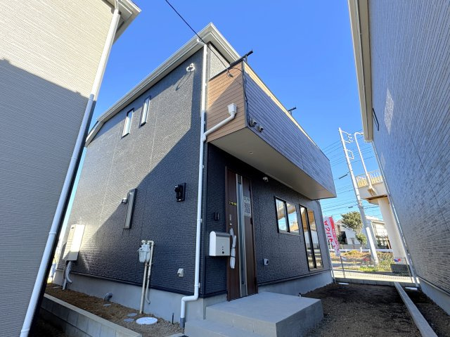 松戸市高塚新田新築戸建（高塚新田第16）の外観|2号棟外観・完成済み内覧可能です！