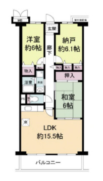 フォリア岡本の間取り