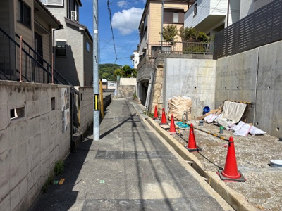 【前面道路含む現地写真】 | 神戸市長田区五位ノ池町3丁目　新築戸建　仲介手数料無料！ | 長田区五位ノ池町3　新築　仲介手数料無料！