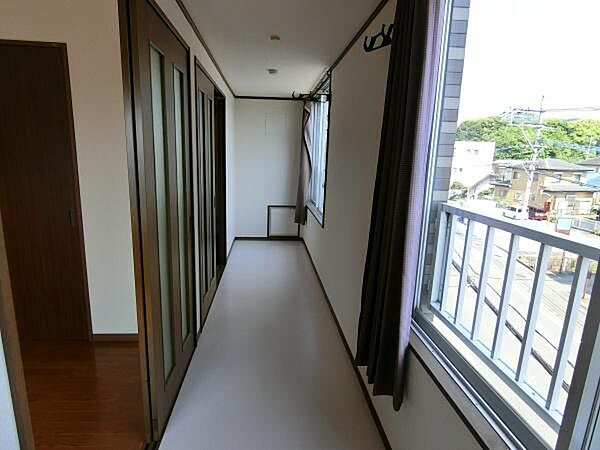 第2コーポ江頭のバルコニー|バルコニー付きです