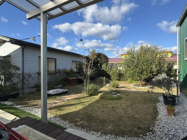 長浜　中古戸建の庭