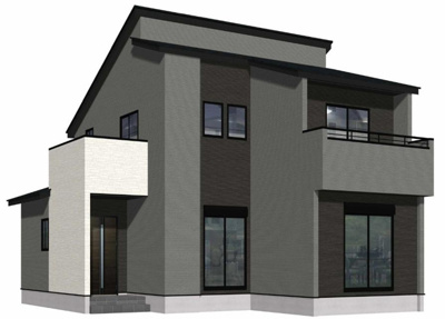 【外観】 | 東区益野町1期①号棟 | 完成予想図です