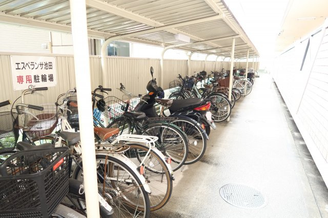エスペランサ池田のその他共用部分|敷地内駐輪場