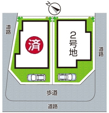 神戸市西区北別府　第10期　新築一戸建ての区画図|全２区画