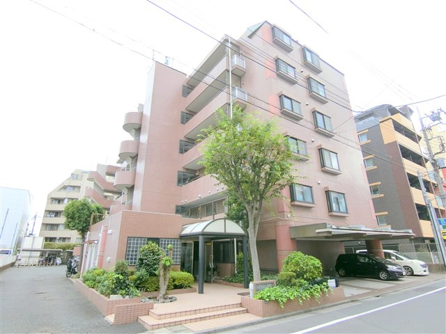 ルミエール多摩川の外観|1990年7月築　RC鉄筋コンクリート造地上6階建て総戸数40戸の人気賃貸マンション
東急多摩川線矢口渡駅近最寄り徒歩5分の東京都大田区多摩川1丁目