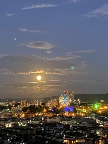 リバティパーク枚方B棟の展望|夜景も非常にきれいです！
