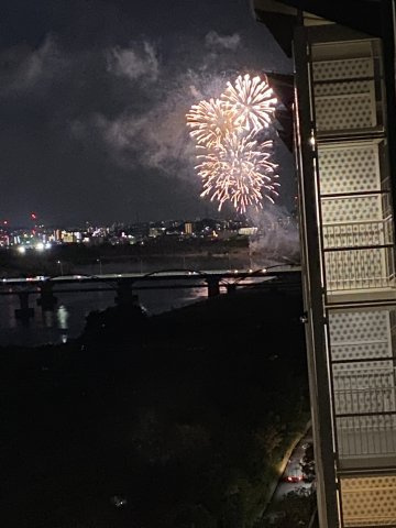 リバティパーク枚方B棟の展望|玄関先からのくらわんか花火鑑賞も夏の風物詩！