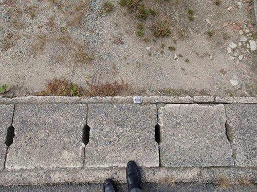 ■□大篠津町売土地□■のその他|右隣の境界ブロックです。