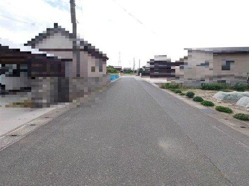 ■□大篠津町売土地□■の前面道路含む現地写真|前面道路は6ｍでございます。