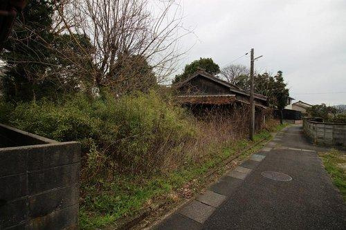 境港市上道町売土地の前面道路含む現地写真|現地（2024年3月）撮影