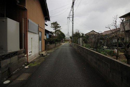 境港市上道町売土地の前面道路含む現地写真|現地（2024年3月）撮影