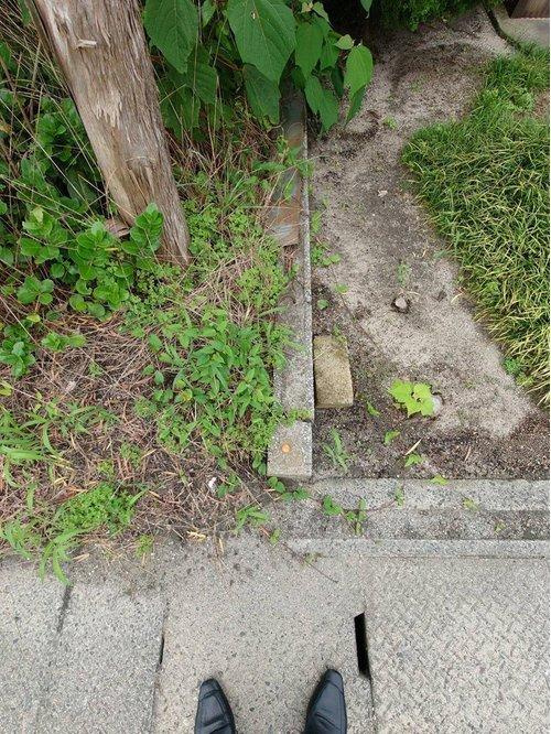 ■□大篠津町売土地□■のその他|右隣の境界ブロックです。