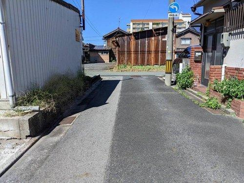 ■□■冨士見町2丁目売土地■□■の前面道路含む現地写真|東側の道路になります