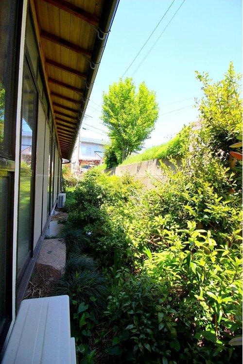 ■□福市売土地（上物有）□■のその他|北東側になります。隣地が約２ｍ前後の高低差があります。