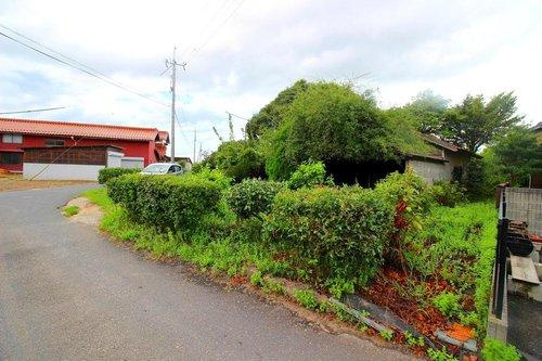 安来市荒島売土地の前面道路含む現地写真|現地（2023年8月）撮影