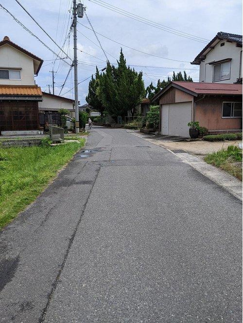 ■□広瀬町町帳売土地□■の前面道路含む現地写真|前面道路約6ｍ