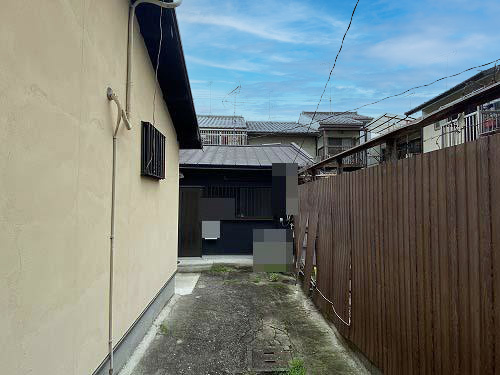 上京区西富仲町 中古戸建の前面道路含む現地写真