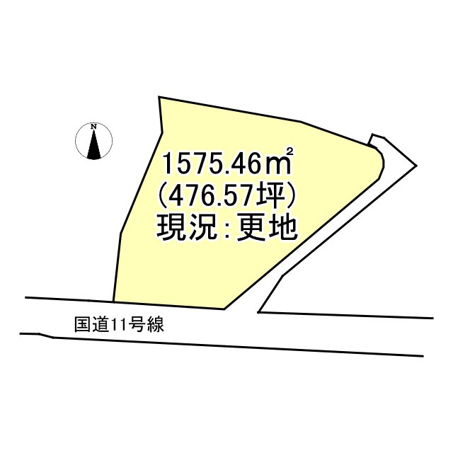 売土地の土地図