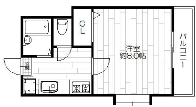 タウンコート新神戸の間取り