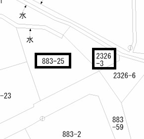 【土地図】 | 防府市敷山町土地(93坪)