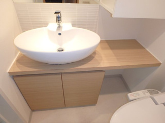 【独立洗面台】 | パークキューブ武蔵小杉 | 他のお部屋の参考写真となります。