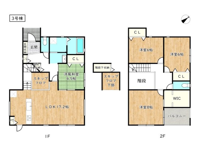【間取り】 | タマタウン姫路継Ⅱ／全3棟
