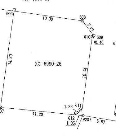 坂之上7丁目(土地：50.53坪)  売地の画像