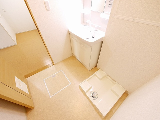 ソレイユ（田町）の独立洗面台|独立洗面化粧台付き