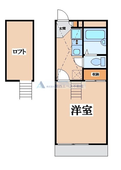 【間取り】 | レオパレスフラワリー