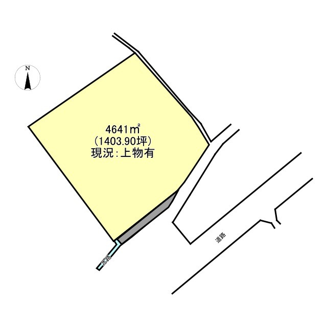 売土地の土地図