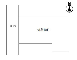 【土地図】 | 売地　朝美2丁目