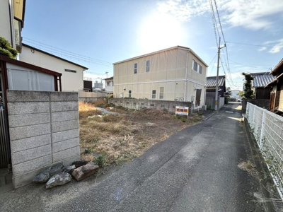 【前面道路含む現地写真】 | 売地　朝美2丁目