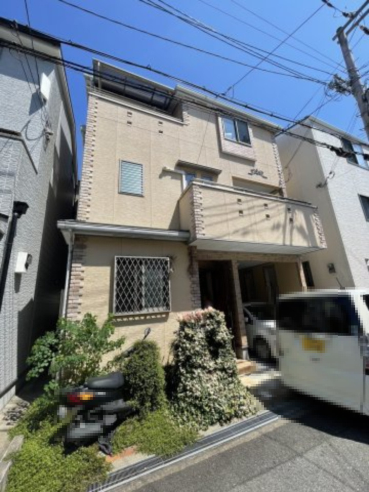豊中市夕日丘２丁目中古戸建の前面道路含む現地写真