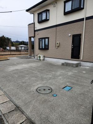 大熊町清水戸建貸家Bの駐車場