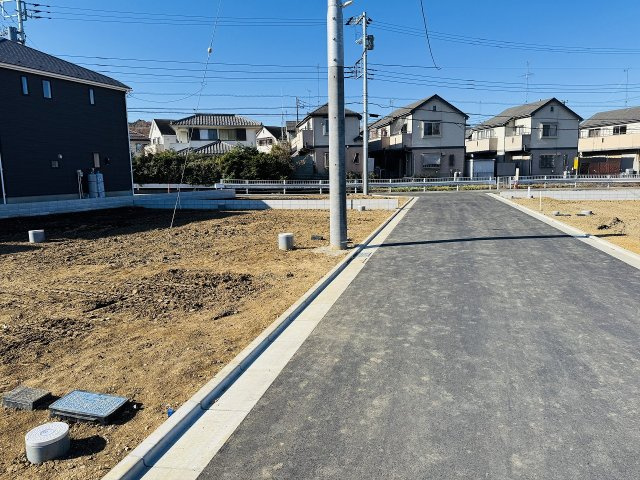 八王子市　川口町　建築条件無し売地の前面道路含む現地写真|～お好みのハウスメーカー・工務店で理想のマイホーム建築が叶います～