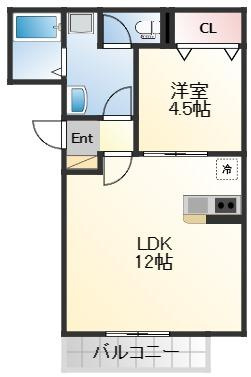 ＭＩＳＴＲＡＬ西延末Ⅱの間取り