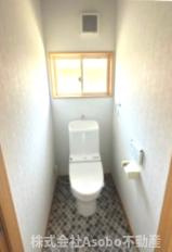 矢巾町高田二世帯中古住宅のトイレ|２Fトイレ