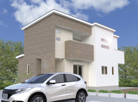 【外観パース】 | 加須市馬内第1期　ワイウッドコート　新築戸建　全3棟　3号棟 | 3号棟