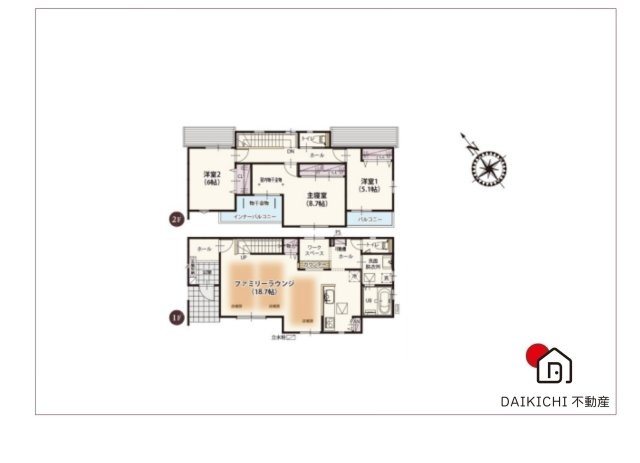 【間取り】 | 加須市馬内第1期　ワイウッドコート　新築戸建　全3棟　3号棟