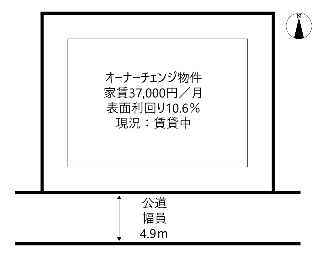 姫路市飾磨区西浜町３丁目／中古戸建【収】の区画図