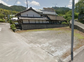西条市氷見丙の売地の前面道路含む現地写真