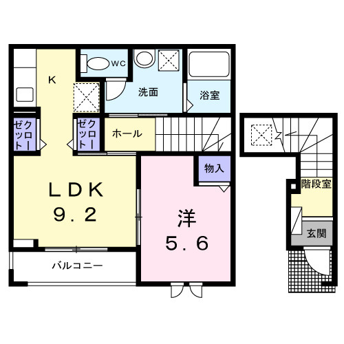 【間取り】 | Ｃｒｅｓｔ　倭