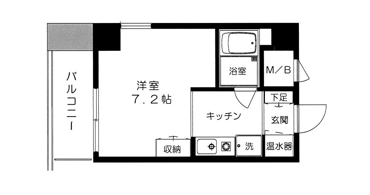 メゾン・ド・シプレームの間取り|メゾン・ド・シプレーム　704号