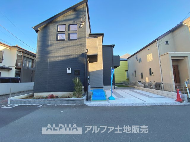 立川市砂川町8丁目新築戸建の前面道路含む現地写真