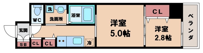 【間取り】 | テラ西田辺
