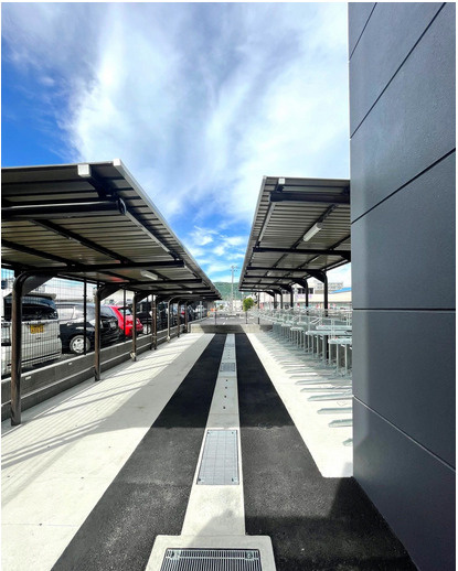 オープンレジデンシア桜並木ガーデンの駐輪場|オープンレジデンシア桜並木ガーデン（3LDK）