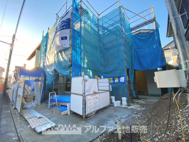 立川市砂川町7丁目新築戸建の前面道路含む現地写真